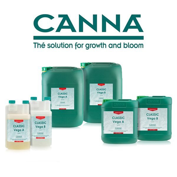 CANNA Classic Vega A + B Hydroponic Nutrients Avail 1, 5 & 20ltrs